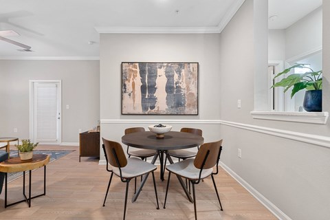 Home Interior the preserve at ballantyne commons dining room with table and chairs