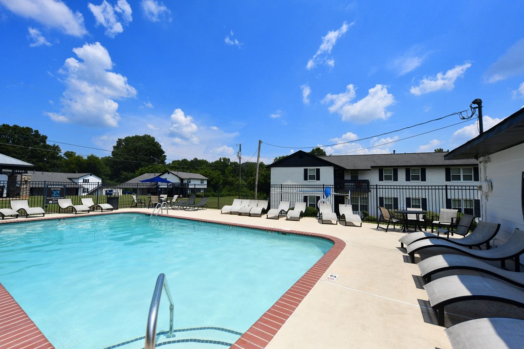 our apartments showcase a swimming pool
