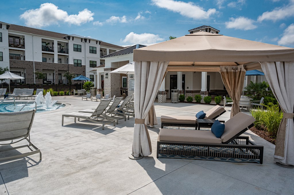 Spacious Sundeck at Hawthorne at Smith Creek in Wilmington, NC