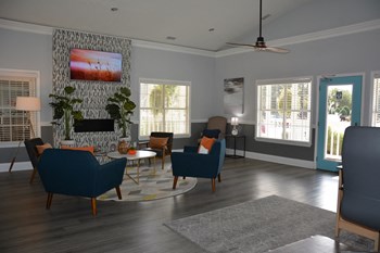 Resident Lounge at The Avenues at Steele Creek Resident Lounge at The Avenues at Steele Creek - Photo Gallery 4