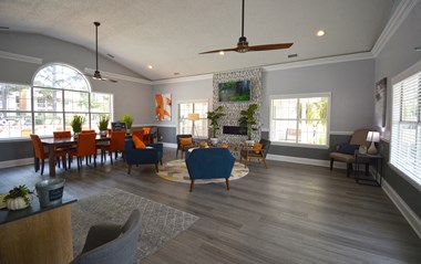 Luxurious clubhouse at The Avenues  at Steele Creek