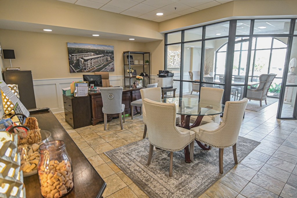 Business Center at Grand View Luxury Apartments in Wilmington, NC