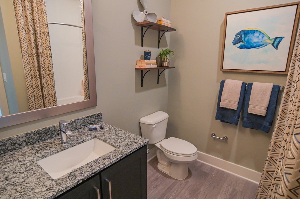 Spacious Bathroom at Indy West in Wilmington, NC