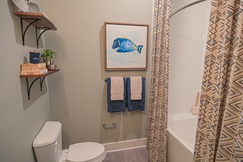 Spacious Bathroom at Indy West in Wilmington, NC