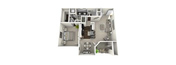 a 3d floor plan of a102102