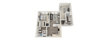 a floor plan  1 bedroom with 1 bathroom