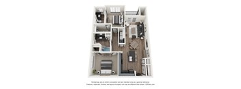 a 1 bedroom floor plan  sierra  2100 sq ft