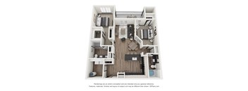 a 1 bedroom floor plan  sierra  2100 sq ft