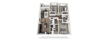 a 3d floor plan of our apartments