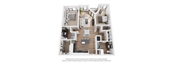 the outlook floor plan of 1190 sq ft