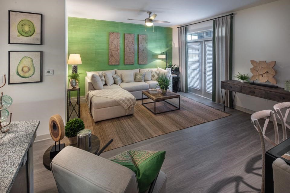 Vestavia Reserve Apartment with Wood Inspired flooring and washer and dryer sets in every home