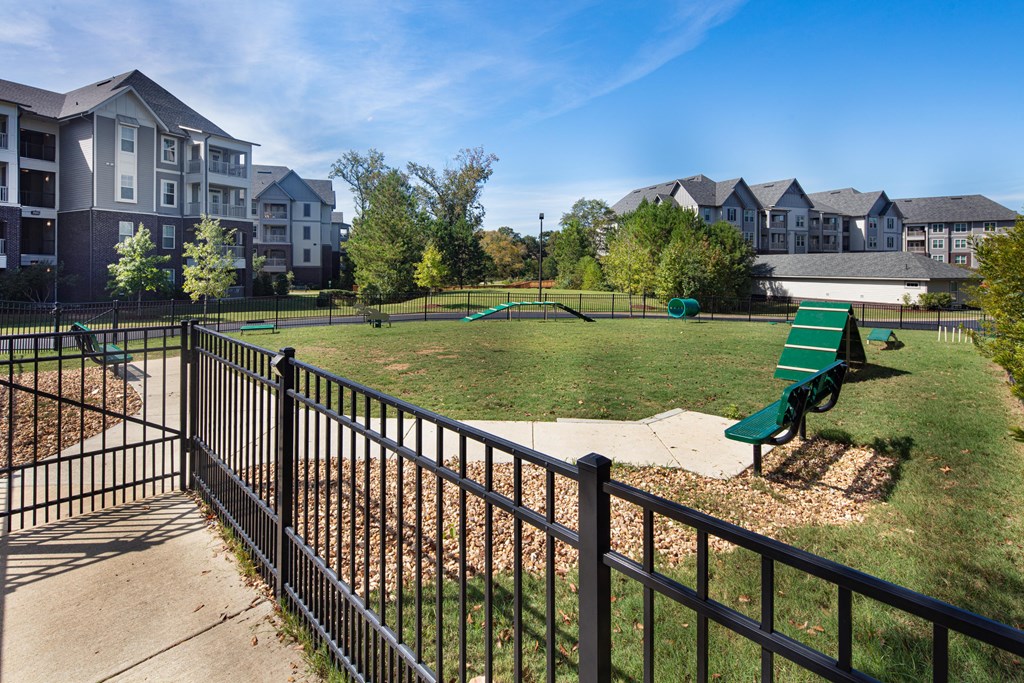 Vestavia Reserve Leash-free bark park with agility equiptment