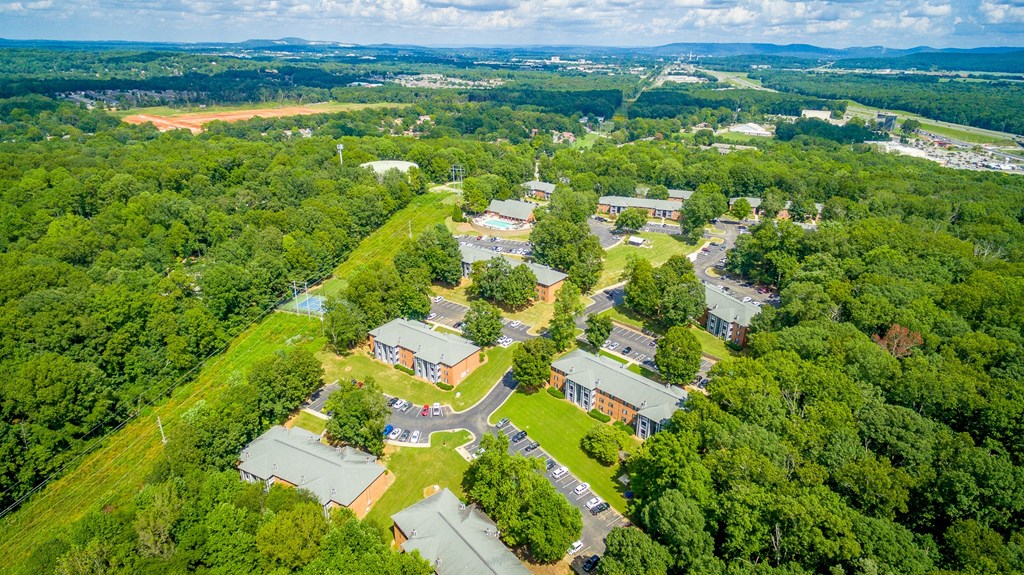 Aerial View of Hawthorne at the Ridge in Madison, AL