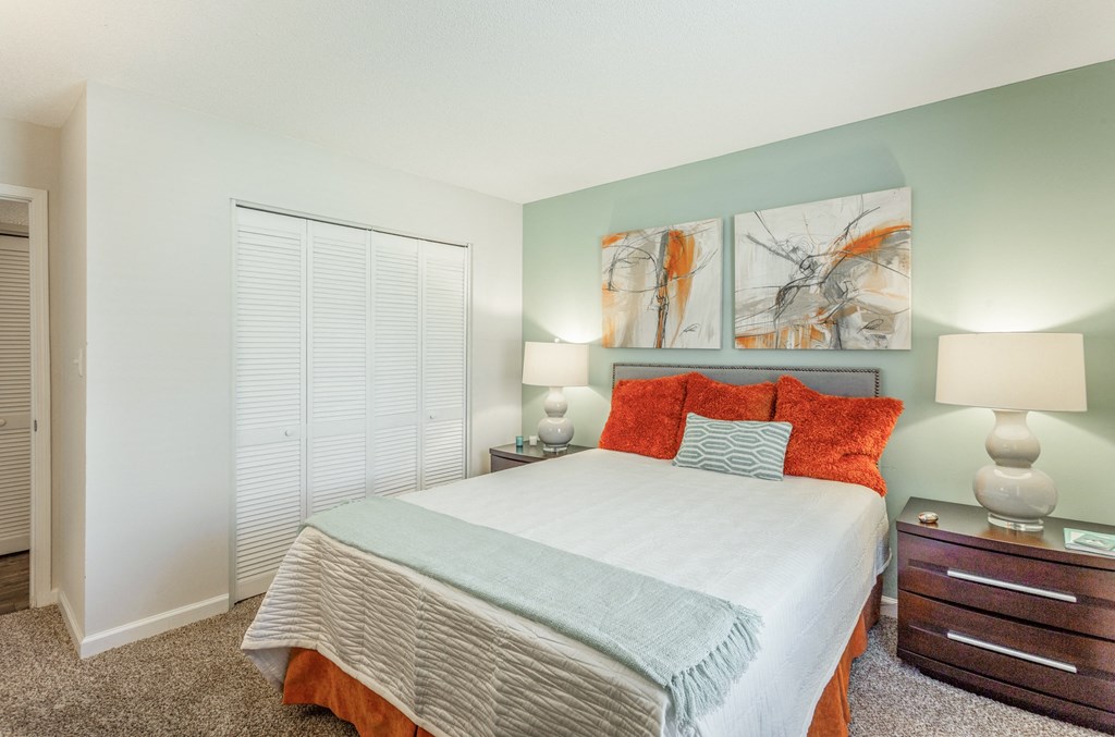 Model Bedroom at Hawthorne at Lily Flagg in Huntsville, AL