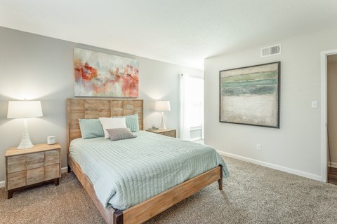 Home Interior Highlight Spacious Bedrooms With Ensuite Bathroom