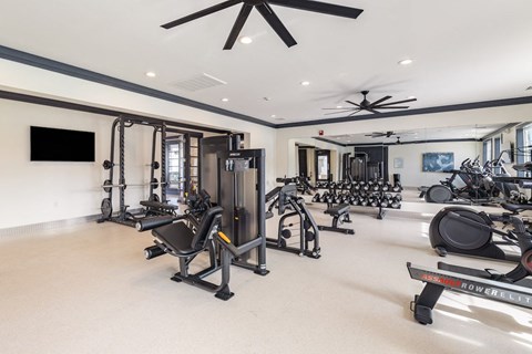 the gym at the estates apartments