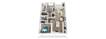 a 1 bedroom floor plan  woodland heights apartments