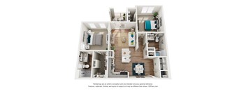 a floor plan of a 1 bedroom floor plan