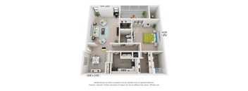 The Bradford floor plan at Hawthorne at Wisteria