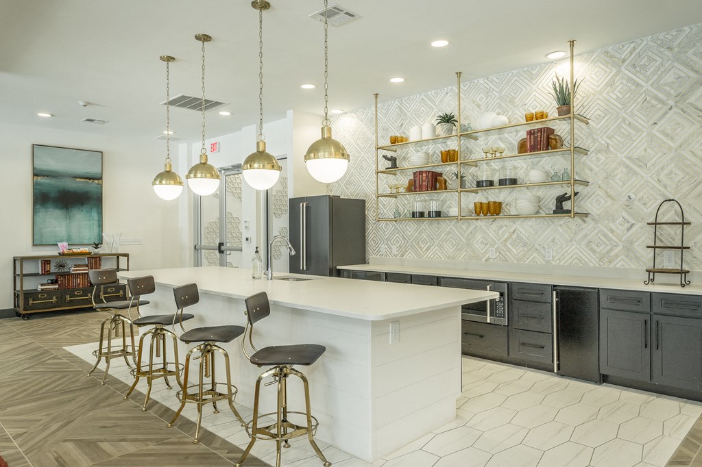Amenities Hawthorne at the W Clubhouse Kitchen