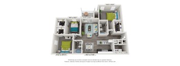 3 bedroom 2 bath floorplan