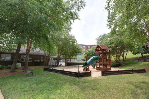 Playground at Amelia Village apartments in Clayton, NC.