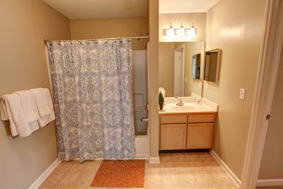 Bathroom at Amelia Village in Clayton, NC