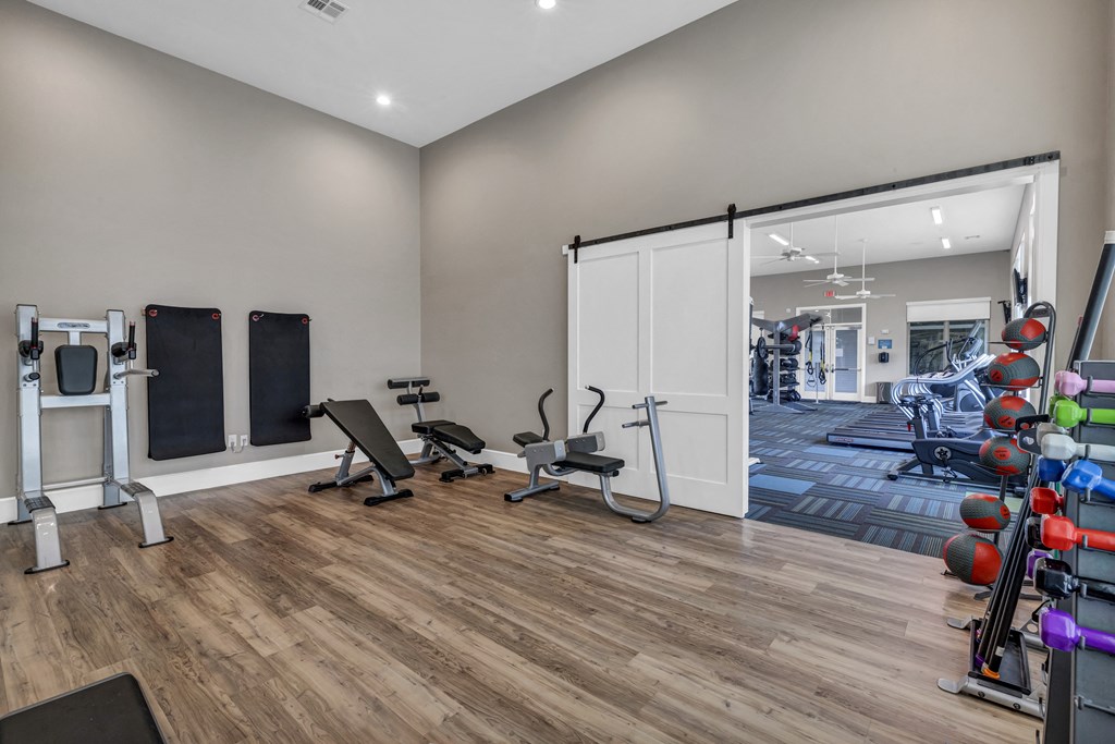 Fitness Center at Hawthorne at Blanco Riverwalk