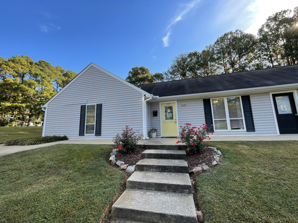 entrance to clubhouse