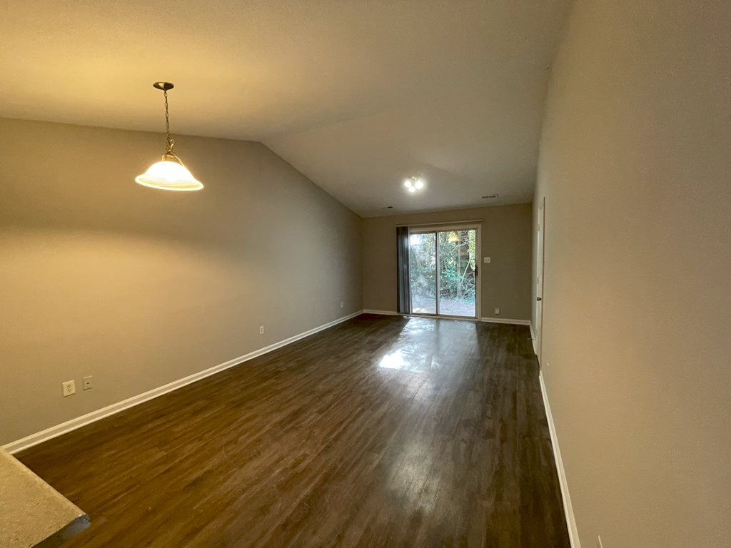 classic living room with plank flooring
