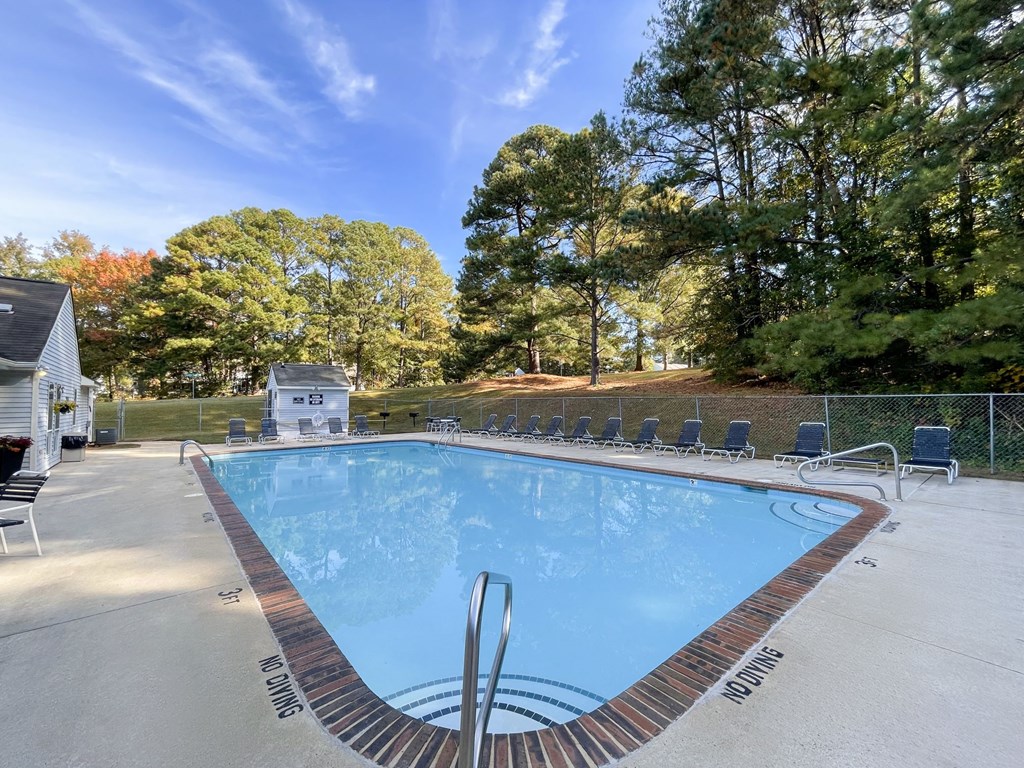 sparkling swimming pool