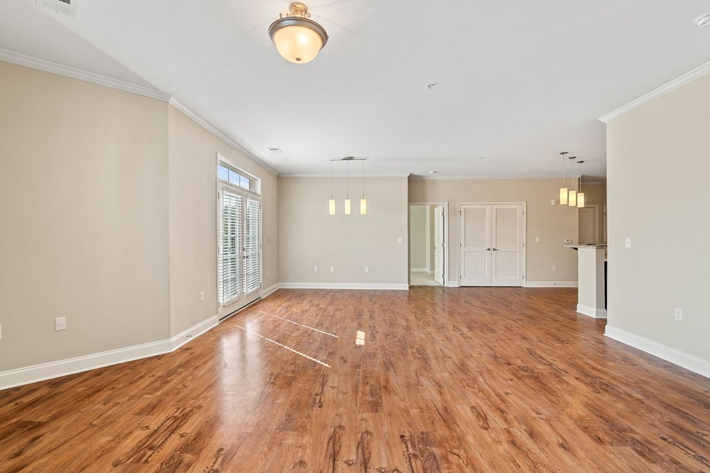 Living Room Area at The Village Lofts in Greensboro, NC