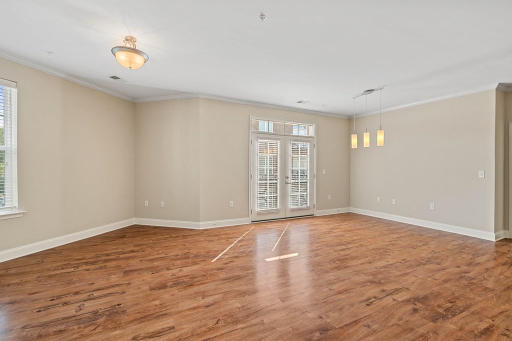 Living Room Area at The Village Lofts in Greensboro, NC