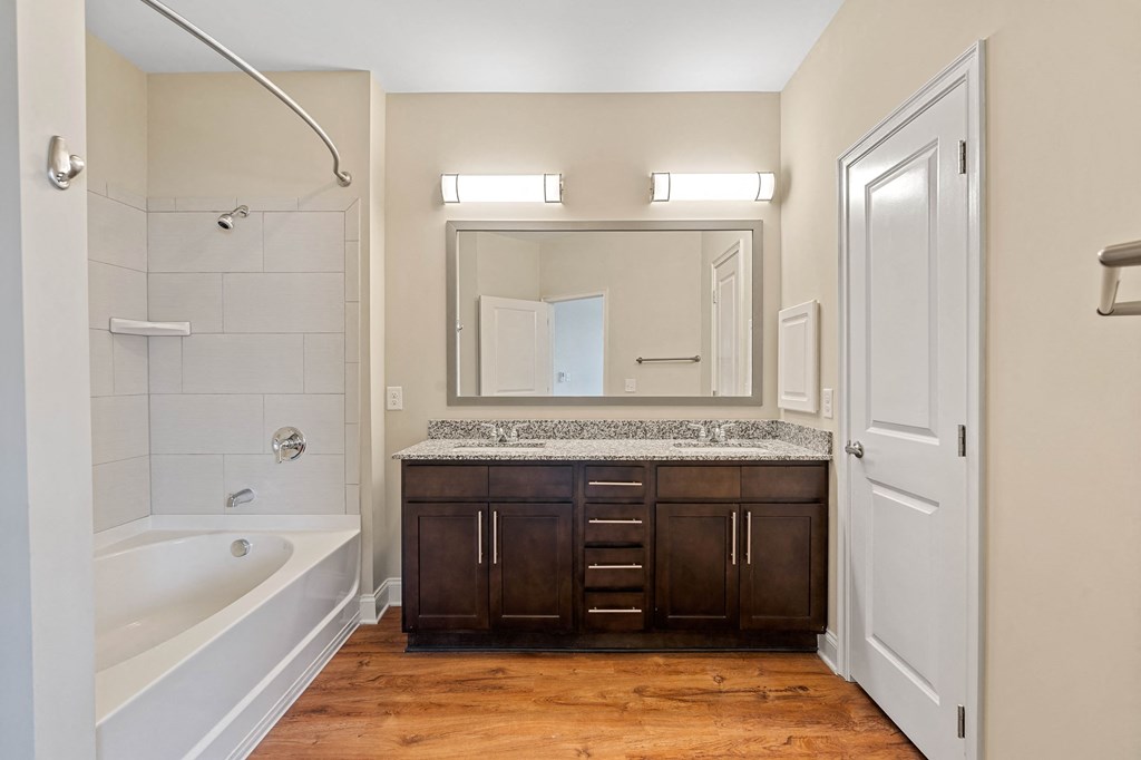 Spacious Bathroom at The Village Lofts in Greensboro, NC