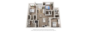 a 1 bedroom floor plan  villas at spring creek