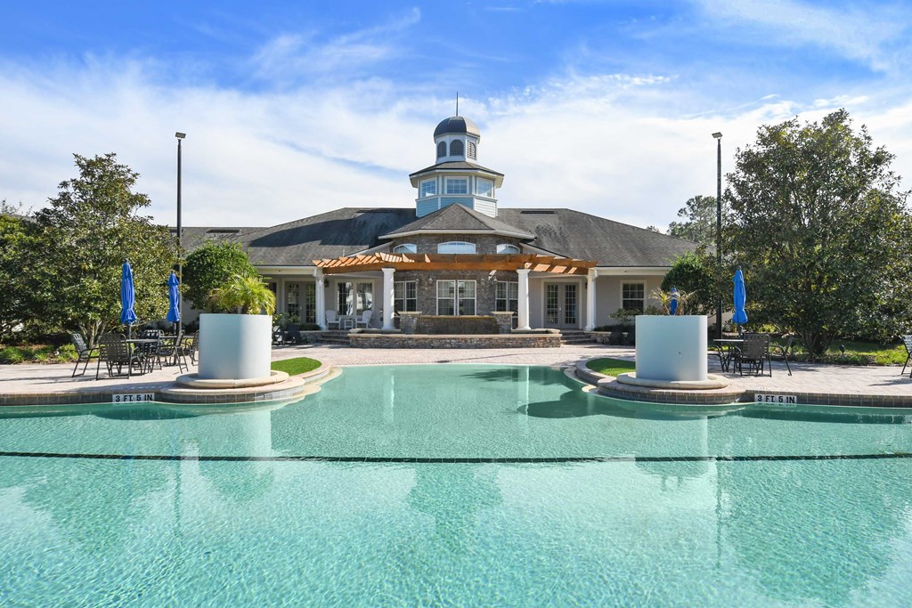 the swimming pool at the resort at governors residence