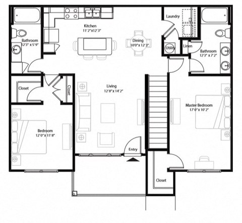 Two Bedroom Grand Overlook at The Retreat at Juban in Denham Springs, LA