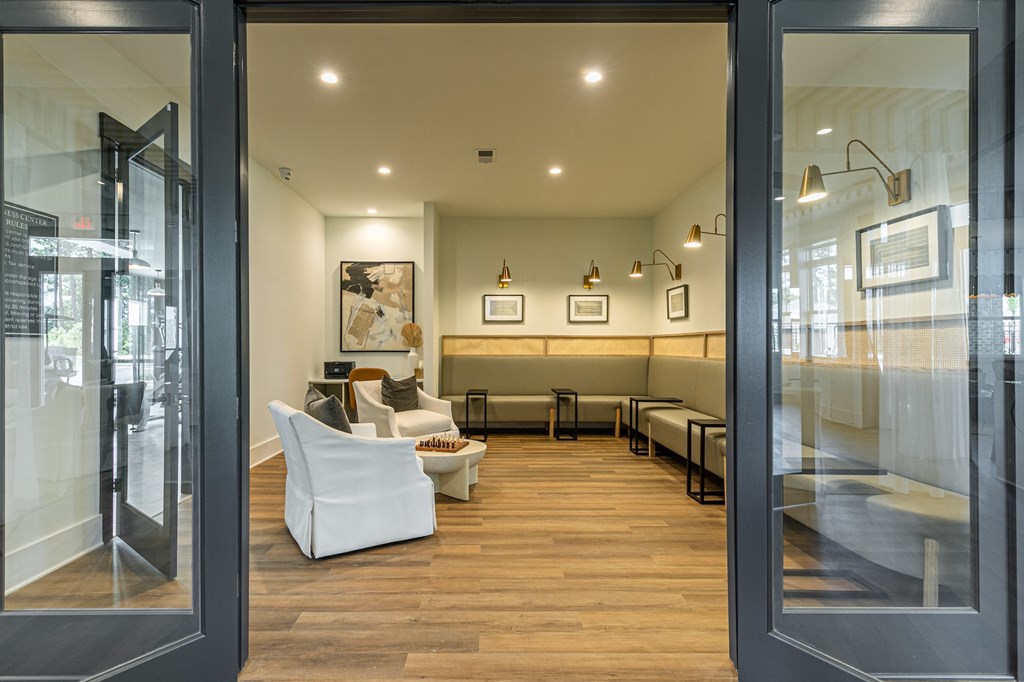 Business center lounge