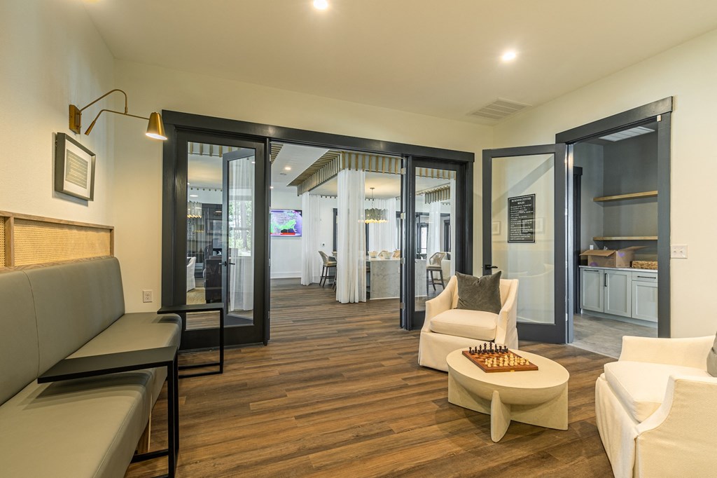 Business center lounge