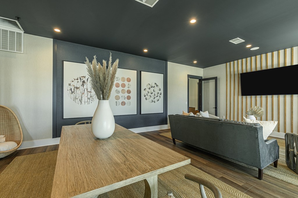 Clubhouse business meeting space