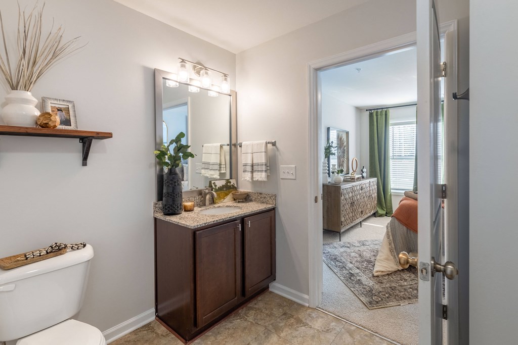 a bathroom with a toilet and a sink and a mirror