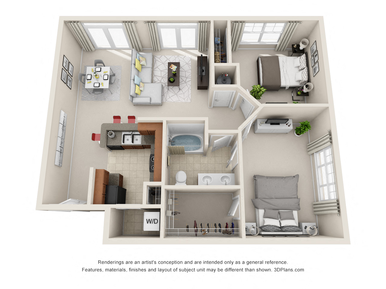 Main Street Square Village Green Floor Plan