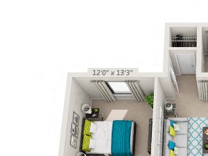The Maple Floor Plan Rendering at Hawthorne Creekside in Chattanooga TN The Maple Floor Plan Rendering at Hawthorne Creekside in Chattanooga TN
