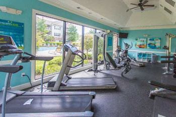 Fitness center at Hawthorne at the Meadows