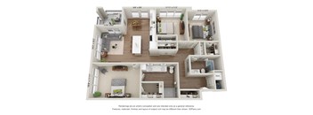 a floor plan of a 3 bedroom192 sq ft house