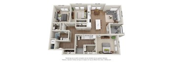 a floor plan of a 1 bedroom floor plan
