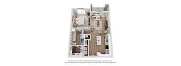 bedroom floor plan | luxury apartments in towson md | the southerly