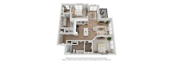 bedroom floor plan | the edge at 450