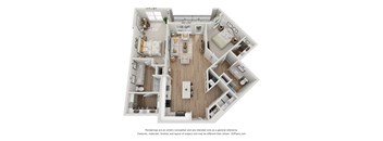 bedroom floor plan an open concept layout with a lot of natural light