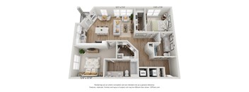a floor plan of the villas at houston levee west apartments in cordova,